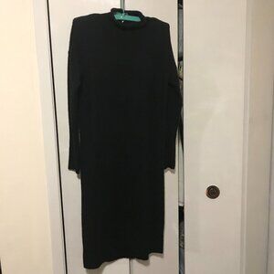Ladies Long Black Dress Size Medium